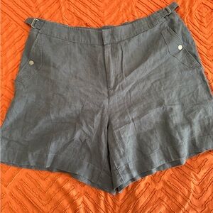 Athleta Navy/Gray Bermuda Shorts Relaxed Fit